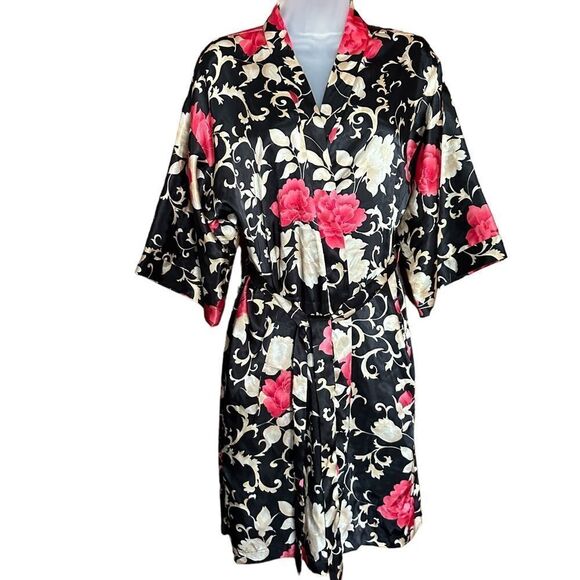 Victoria Secret Satiny Midi Luxurious Sexy Night Robe - Picture 1 of 3